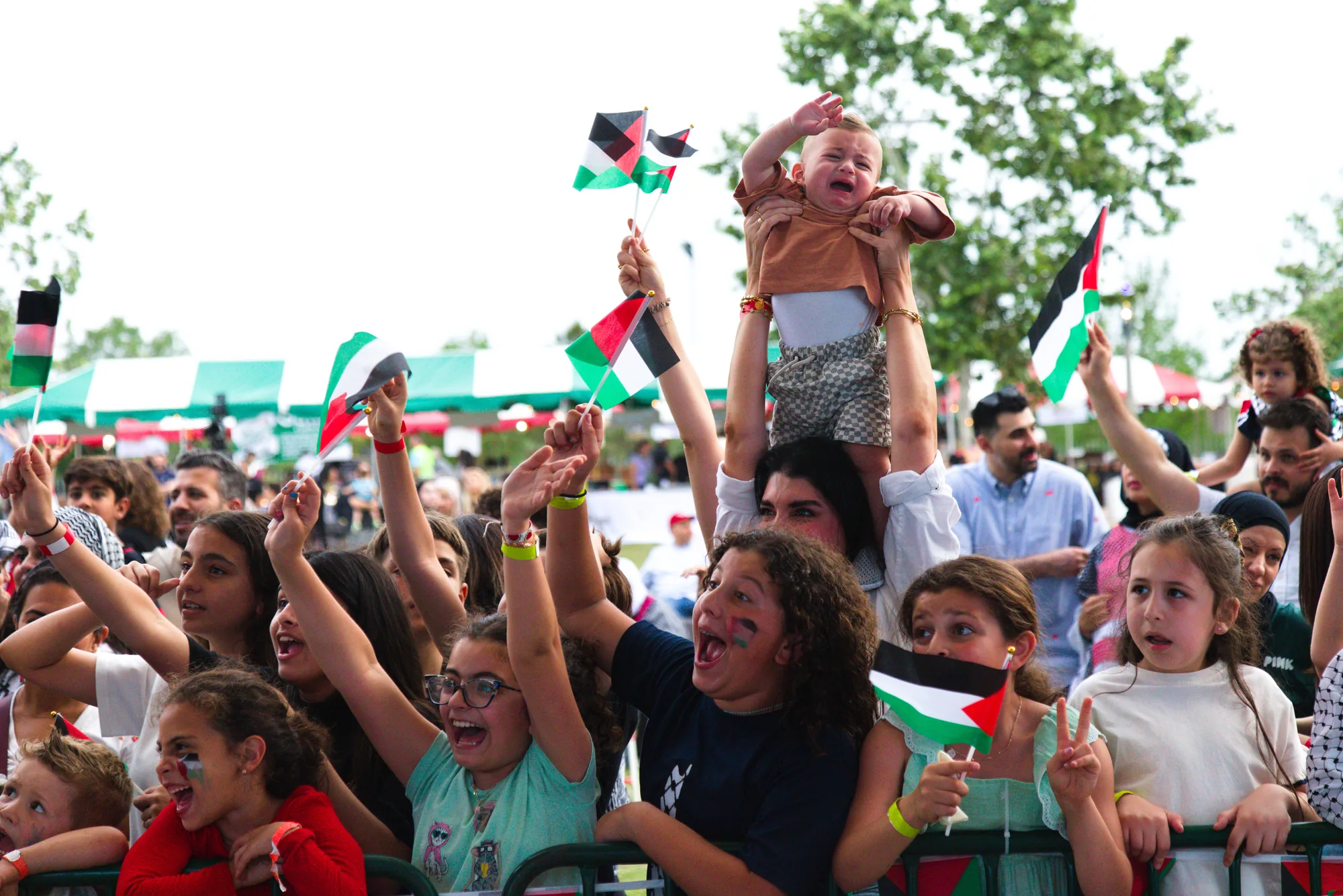 Community members celebrating together at the 2025 festival