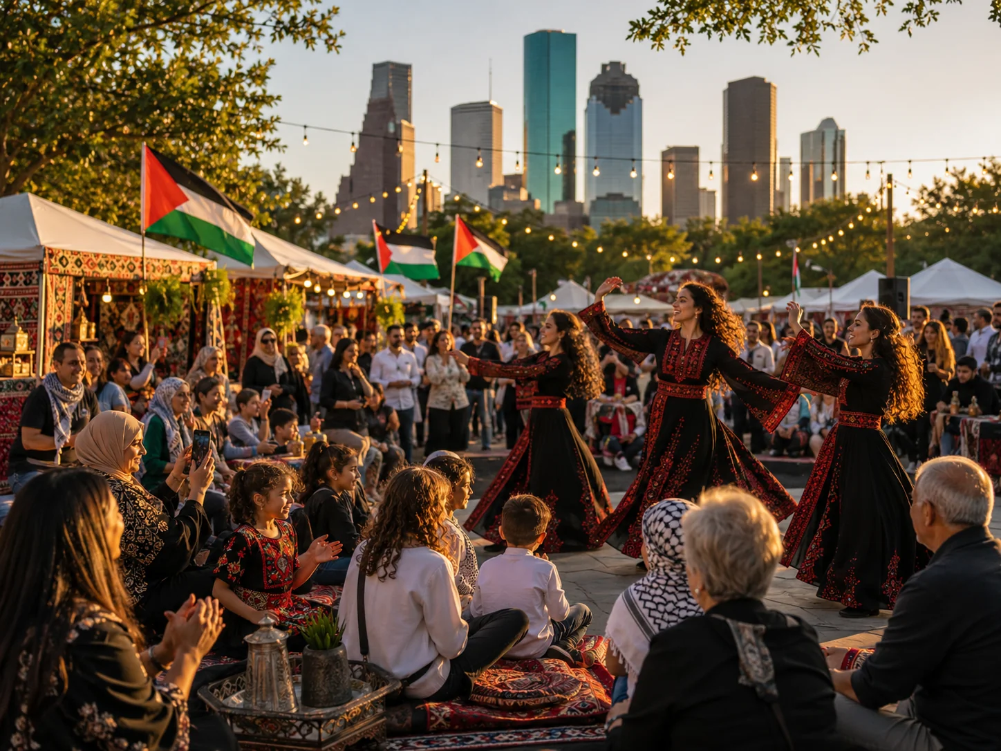 12th Annual Houston Palestinian Festival announcement